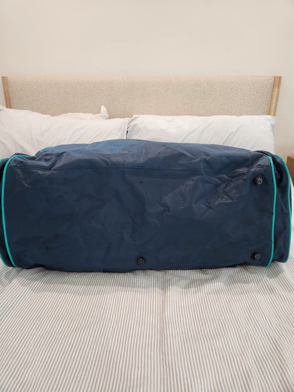 Vintage 80s Honda Motor Sports x Giorgio Beverly Hills Collab Duffle Gear Bag